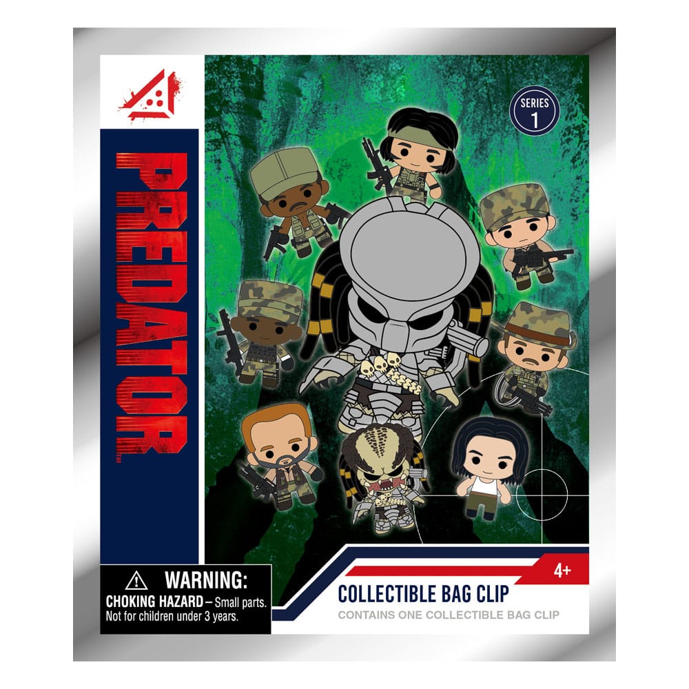 Predators 3D PVC-Taschenanhänger Serie 1 Display  (24) - Preorder - ETA: 07.02.2026