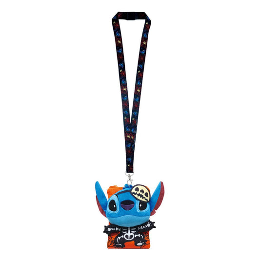 Lilo & Stitch Schlüsselband Stitch Skeleton mit Kartenhaltertasche - Versand: 7 Tage nach Bestellung