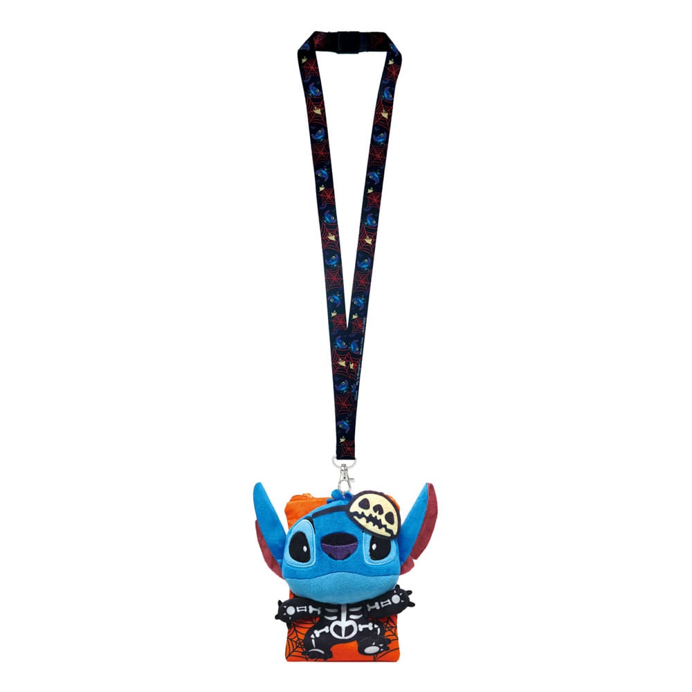 Lilo & Stitch Schlüsselband Stitch Skeleton mit Kartenhaltertasche - Versand: 7 Tage nach Bestellung