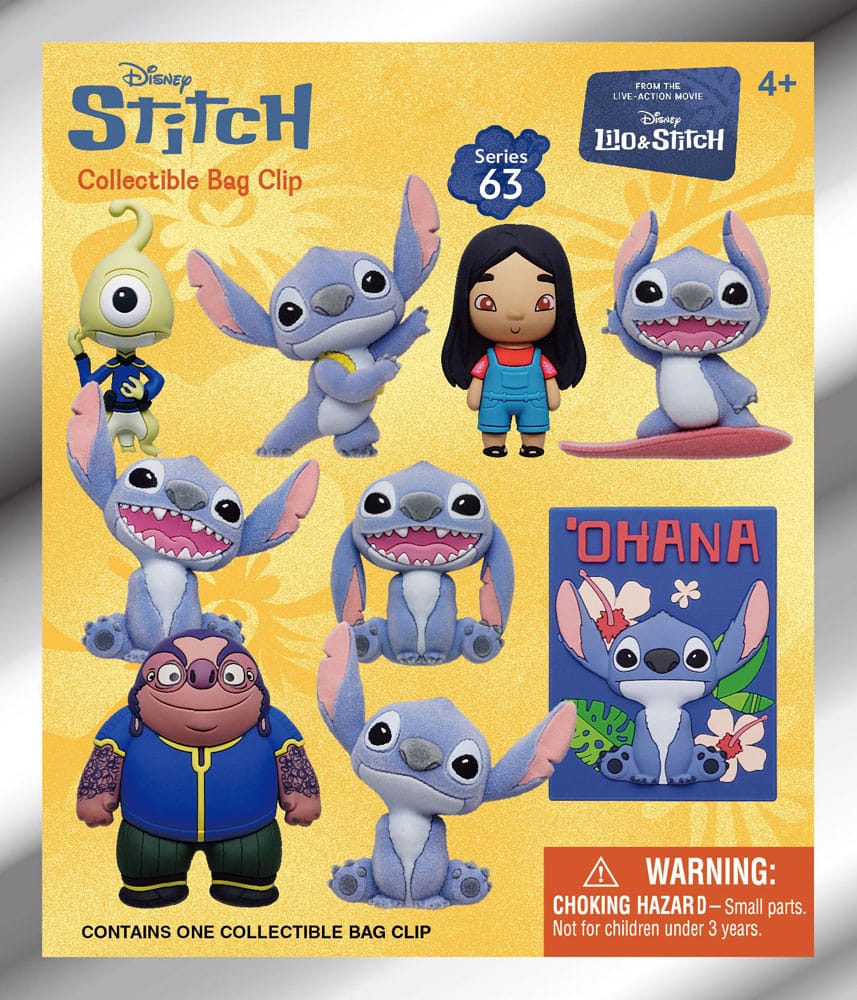Lilo & Stitch Movie 3D PVC-Taschenanhänger Serie 63 Display (24) - Versand: 7 Tage nach Bestellung