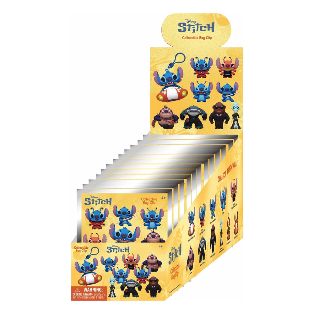 Lilo & Stitch 3D PVC-Taschenanhänger Stitch in Space Display  (24) - Versand: 7 Tage nach Bestellung