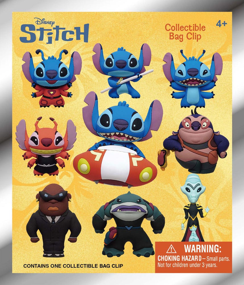 Lilo & Stitch 3D PVC-Taschenanhänger Stitch in Space Display  (24) - Versand: 7 Tage nach Bestellung