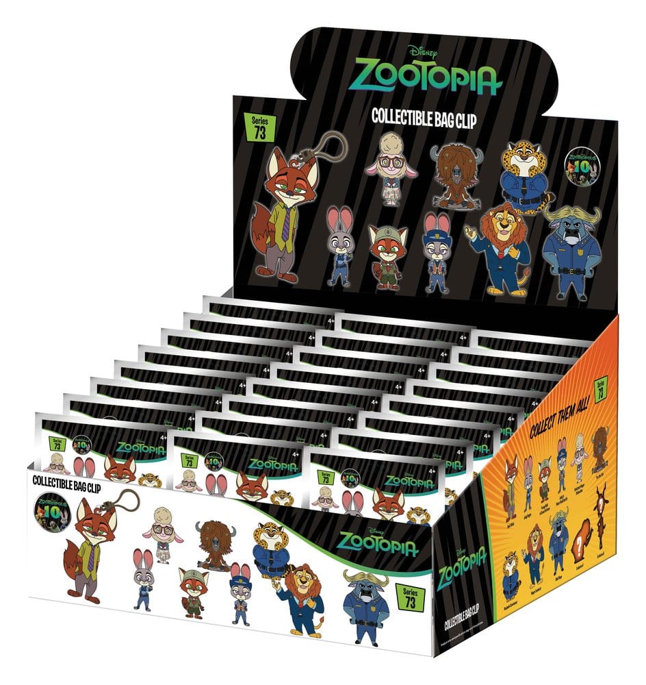 Zootopia 3D PVC-Taschenanhänger Serie 73 Display (24) - Preorder - ETA: 01.07.2026