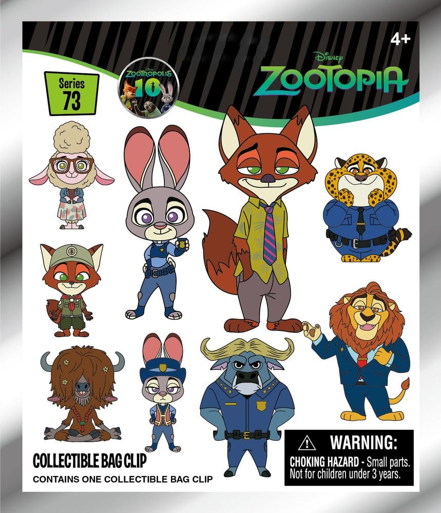 Zootopia 3D PVC-Taschenanhänger Serie 73 Display (24) - Preorder - ETA: 01.07.2026