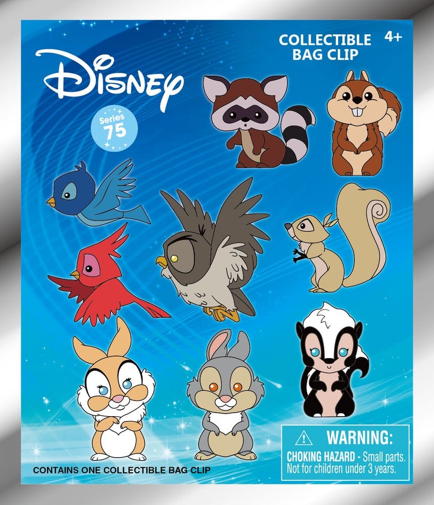 Disney 3D PVC-Taschenanhänger Waldtiere Serie 76 Display (24) - Preorder - ETA: 13.08.2026
