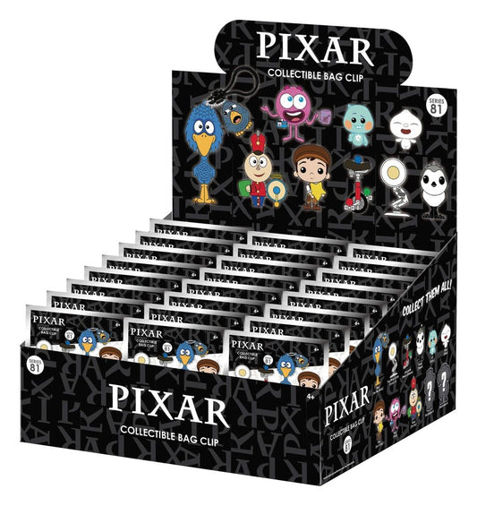Pixar 3D PVC-Taschenanhänger Serie 82 Blind Bag Display (24) - Preorder - ETA: 25.01.2027