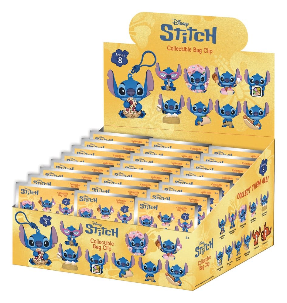 Lilo & Stitch 3D PVC-Taschenanhänger Series 8 Display (24) - Preorder - ETA: 15.09.2026