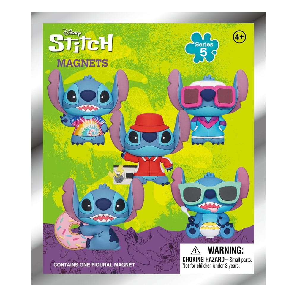Lilo & Stitch 3D Magnete Stitch Series 5 Blind Pack Display (12)      - Versand: 7 Tage nach Bestellung