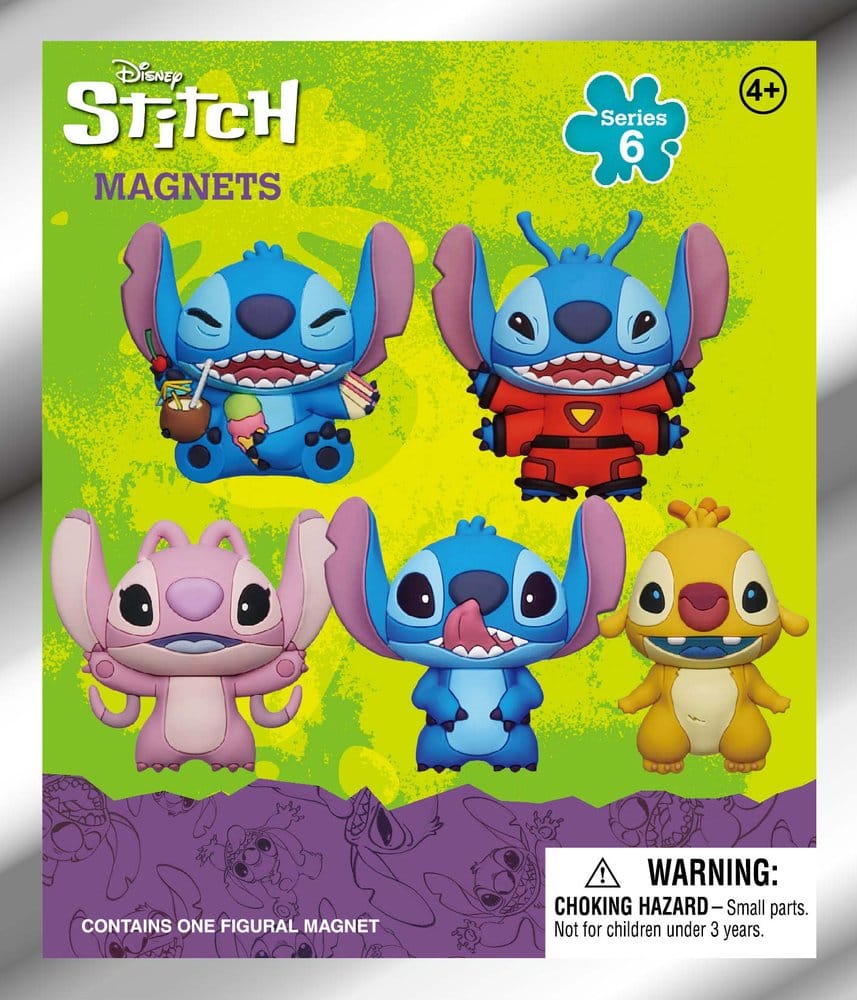 Lilo & Stitch 3D Magnete Stitch Series 6 Blind Pack Display (12)       - Versand: 7 Tage nach Bestellung