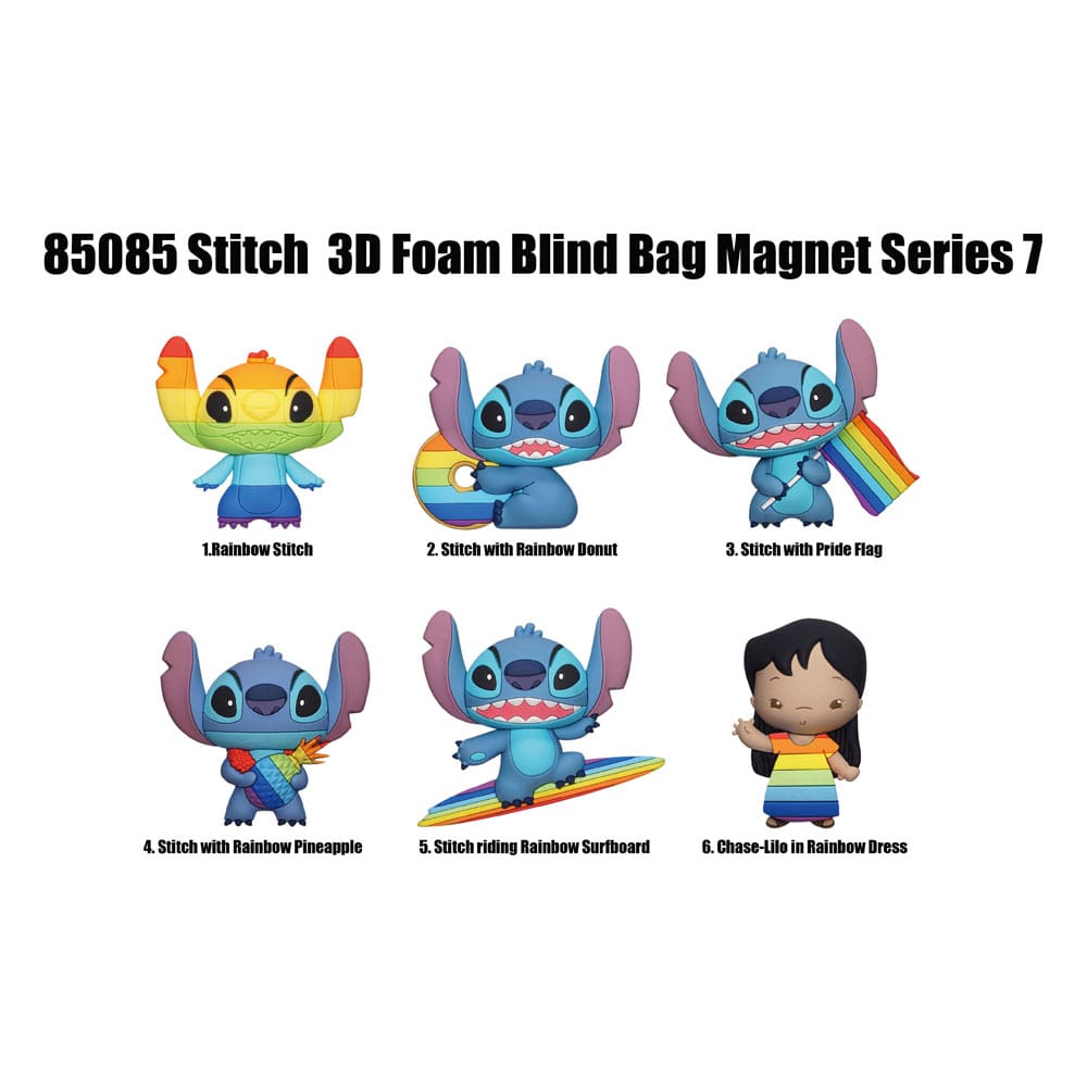 Lilo & Stitch Magnete blind pack Stitch Series 7 Display (12)      - Versand: 7 Tage nach Bestellung