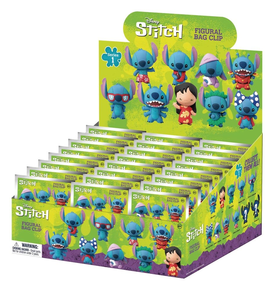 Lilo & Stitch 3D PVC-Taschenanhänger Serie 1 Display (24) - Versand: 7 Tage nach Bestellung
