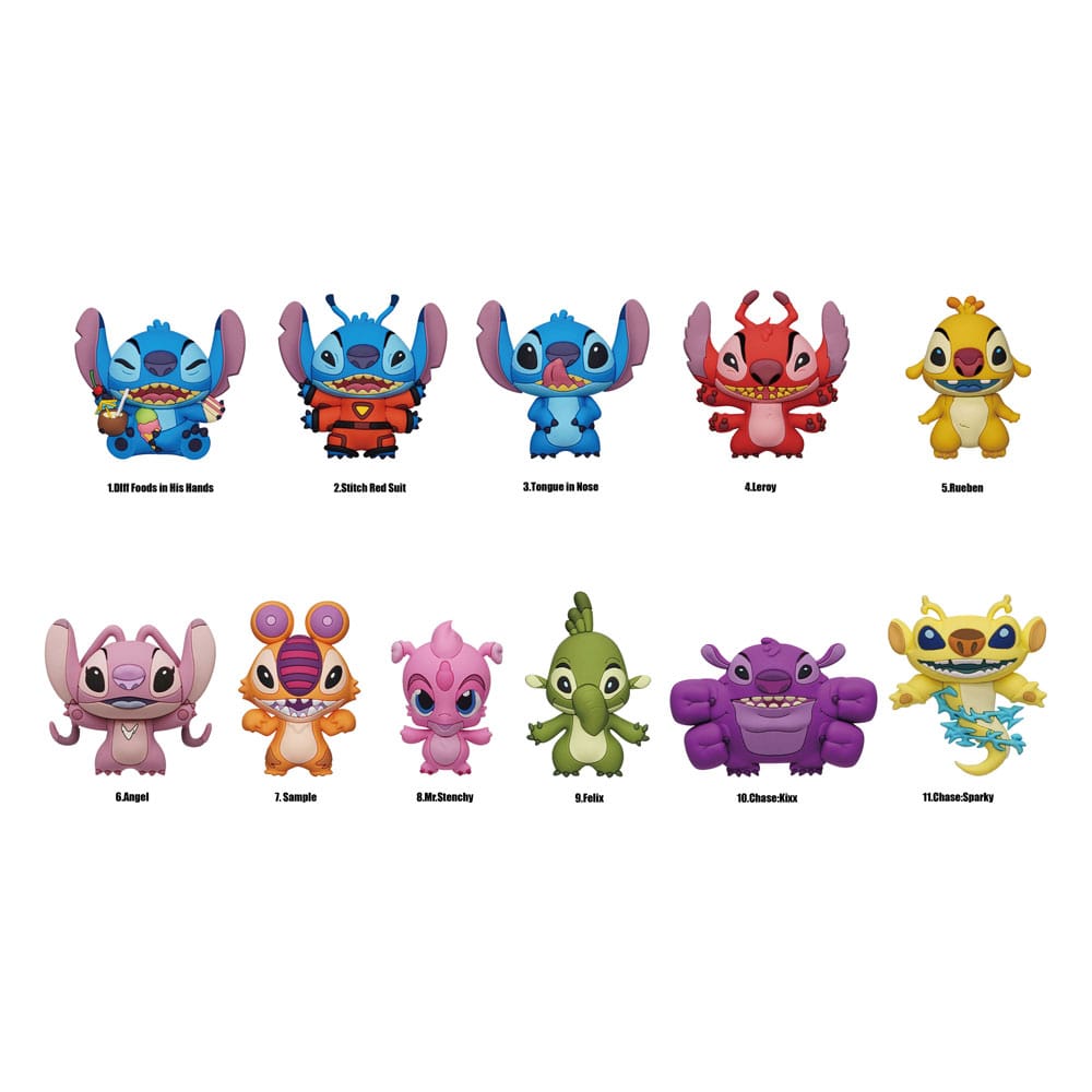 Lilo & Stitch PVC-Taschenanhänger Serie 5 Display (24)   - Versand: 7 Tage nach Bestellung