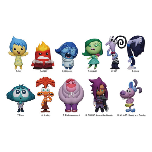 Alles steht Kopf 3D PVC-Taschenanhänger Series 2 Display (24)         - Preorder - ETA: 13.11.2025