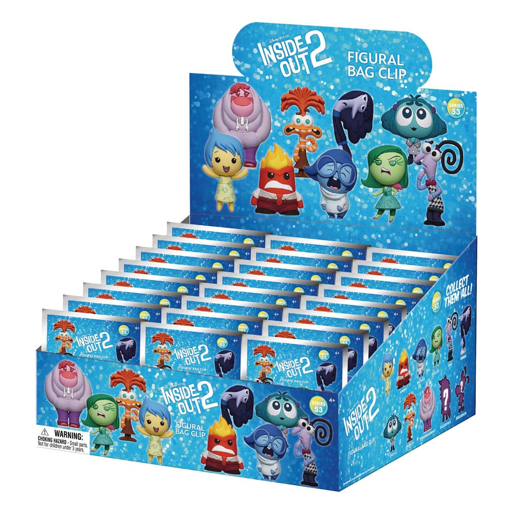 Alles steht Kopf 3D PVC-Taschenanhänger Series 2 Display (24)         - Preorder - ETA: 13.11.2025