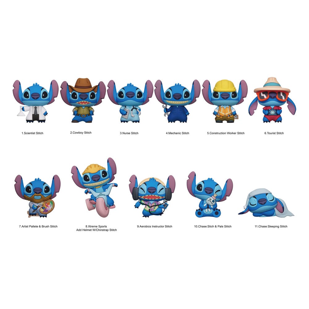 Lilo & Stitch 3D PVC-Taschenanhänger Series 6 Display (24)    - Versand: 7 Tage nach Bestellung