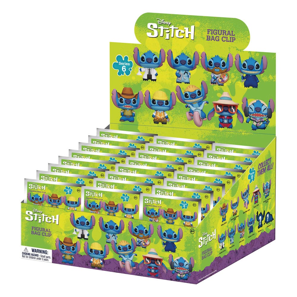 Lilo & Stitch 3D PVC-Taschenanhänger Series 6 Display (24)    - Versand: 7 Tage nach Bestellung