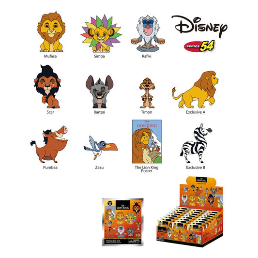 Disney 3D PVC-Taschenanhänger Der König der Löwen 30th Anniversary Display (24)  - Versand: 5-7 Tage nach Bestellung