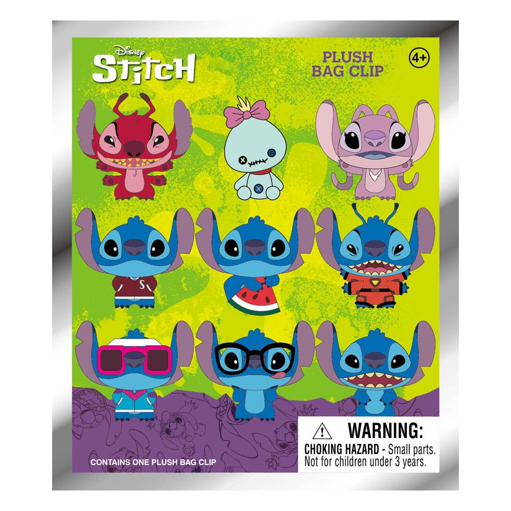 Lilo & Stitch Plüsch-Taschenanhänger Stitch Display (24)             - Versand: 7 Tage nach Bestellung