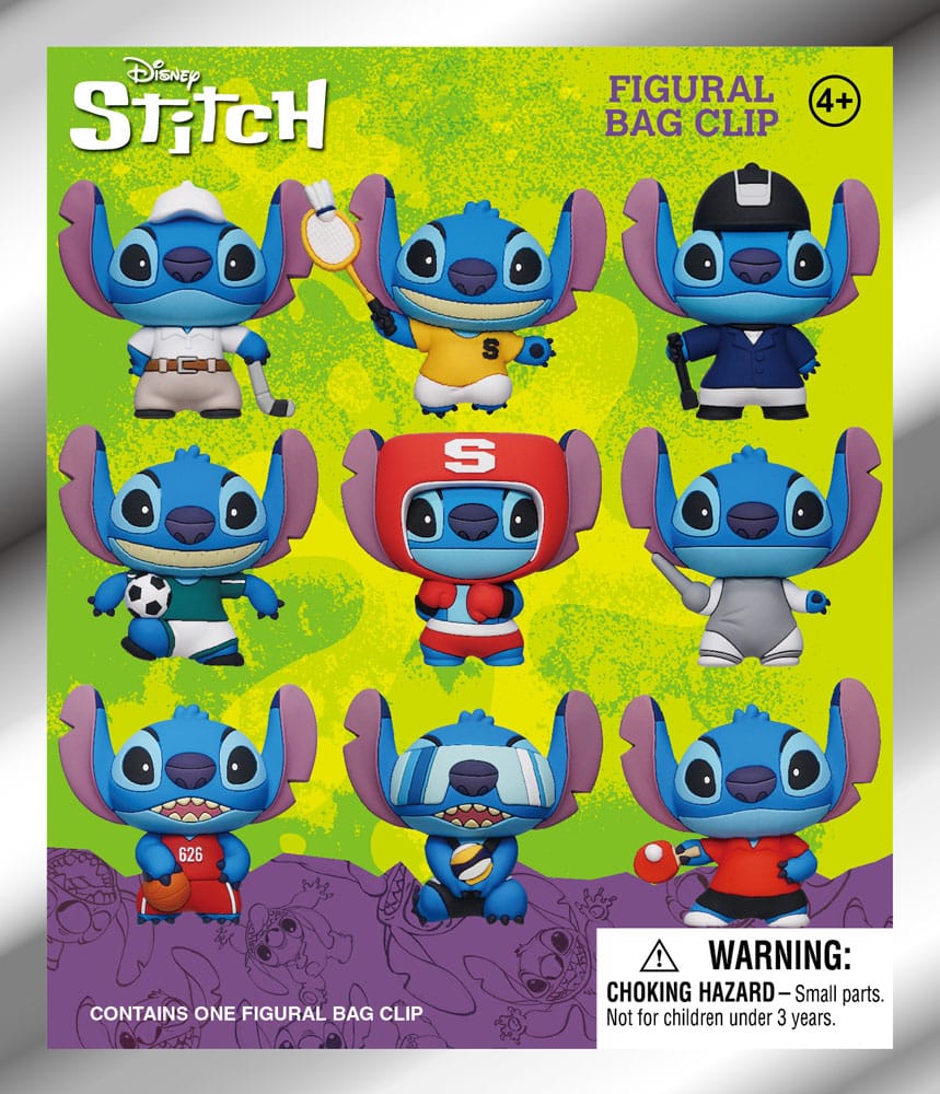 Lilo & Stitch 3D PVC-Taschenanhänger Series 1 Sport Display (24)       - Versand: 7 Tage nach Bestellung