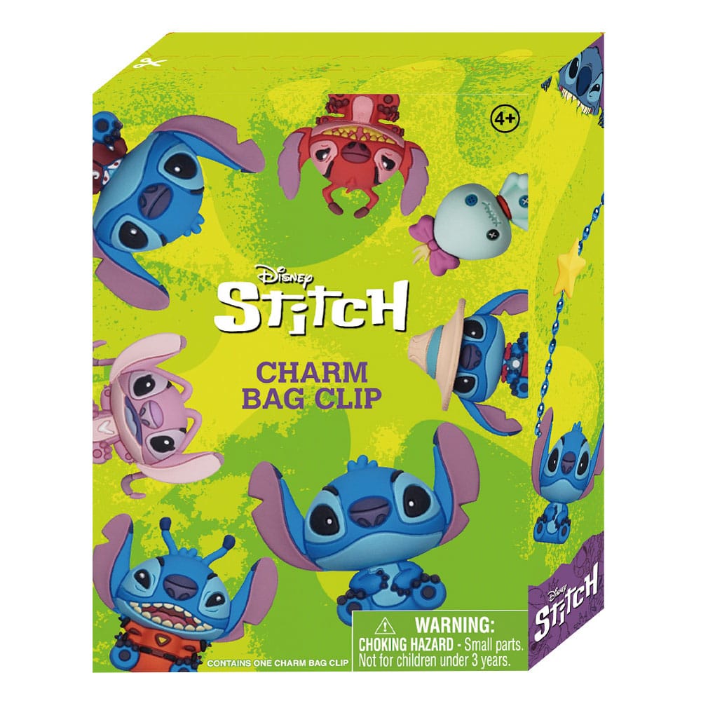 Lilo & Stitch 3D PVC-Taschenanhänger Stitch Charm Display (24)          - Preorder - ETA: 30.06.2026