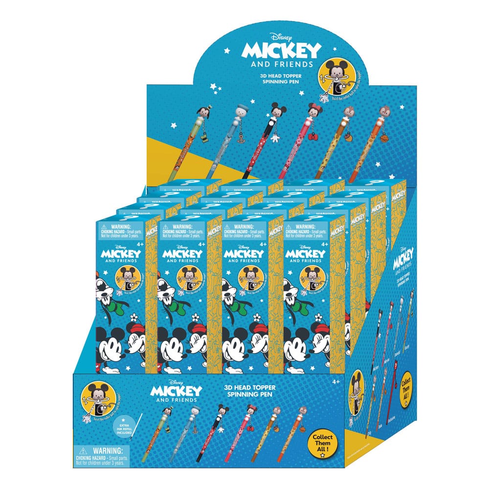 Micky and Friends Stift 3D Head Topper Spinning Pen - Preorder - ETA: 21.11.2025