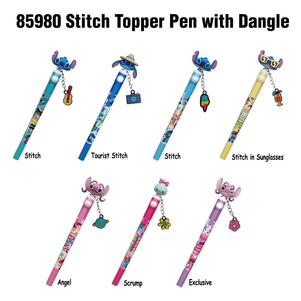 Lilo & Stitch 3D Head Topper Spinning Pen Stitch Display (12) - Preorder - ETA: 15.09.2026