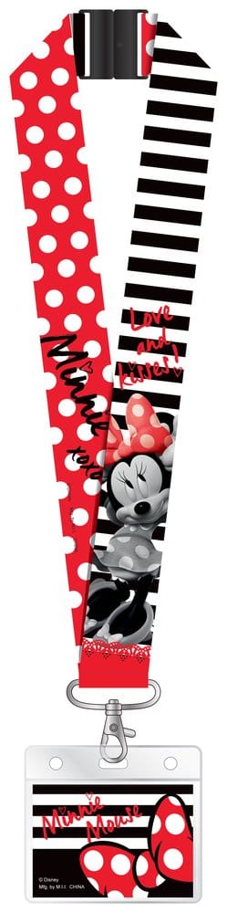 Micky Maus Luxus-Schlüsselband mit Kartenhalter Minnie - Preorder - ETA: 20.10.2026