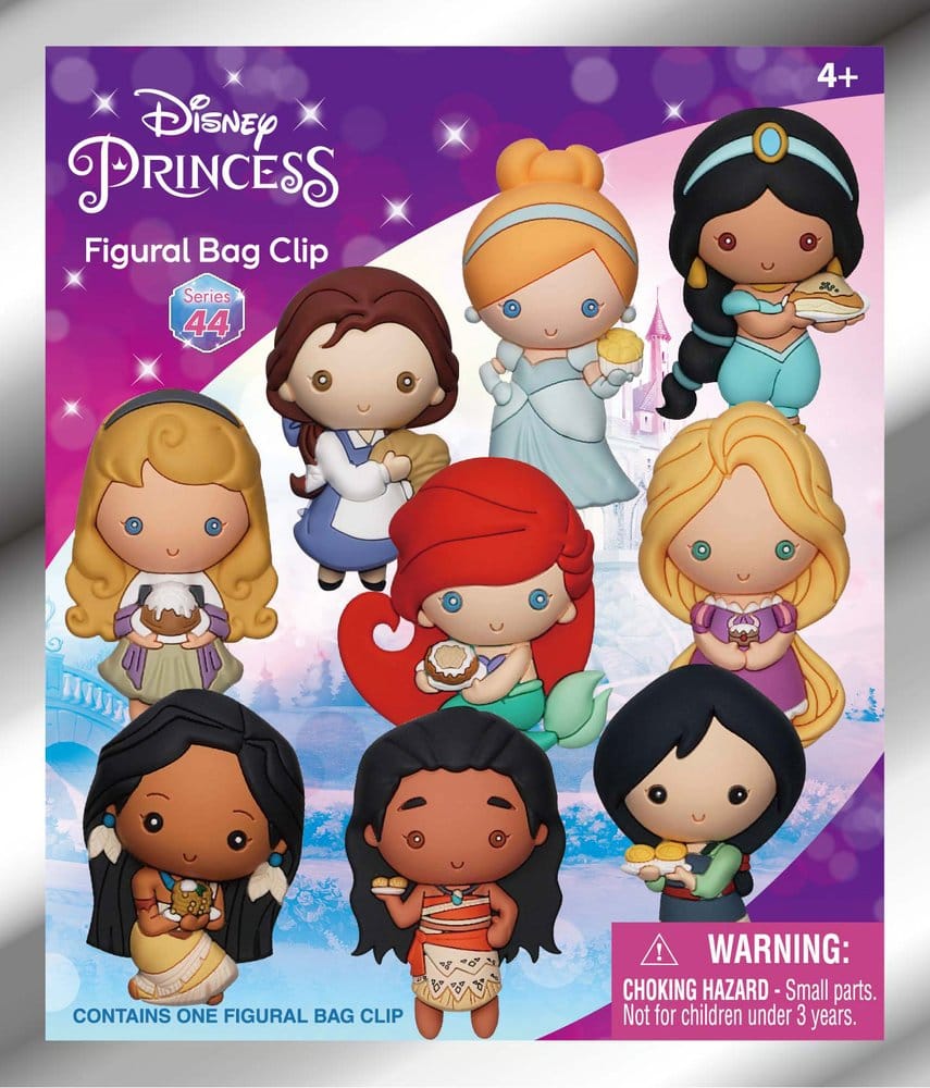 Disney 3D PVC-Taschenanhänger Princess with Food Serie 44 Display (24)  - Preorder - ETA: 25.11.2026