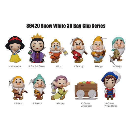 Schneewittchen 3D PVC-Taschenanhänger Classic Series 66 Display (24)             - Preorder - ETA: 11.11.2025