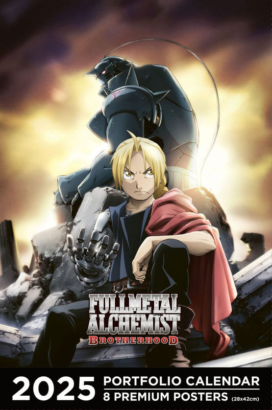 Fullmetal Alchemist Portfolio Kalender 2025 *Englische Version* - Versand: 5-7 Tage nach Bestellung