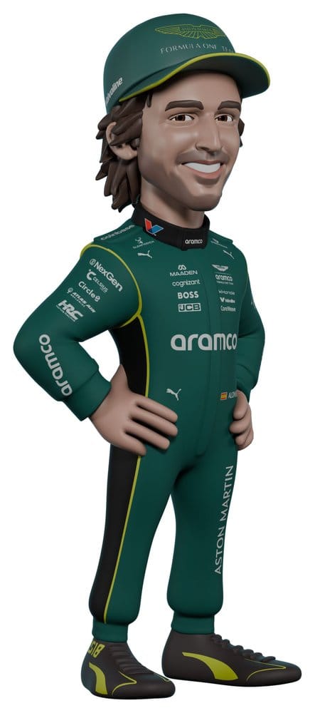Formel 1 Minix Figur Fernando Alonso (Aston Martin) 12 cm - Preorder - ETA: 24.11.2026