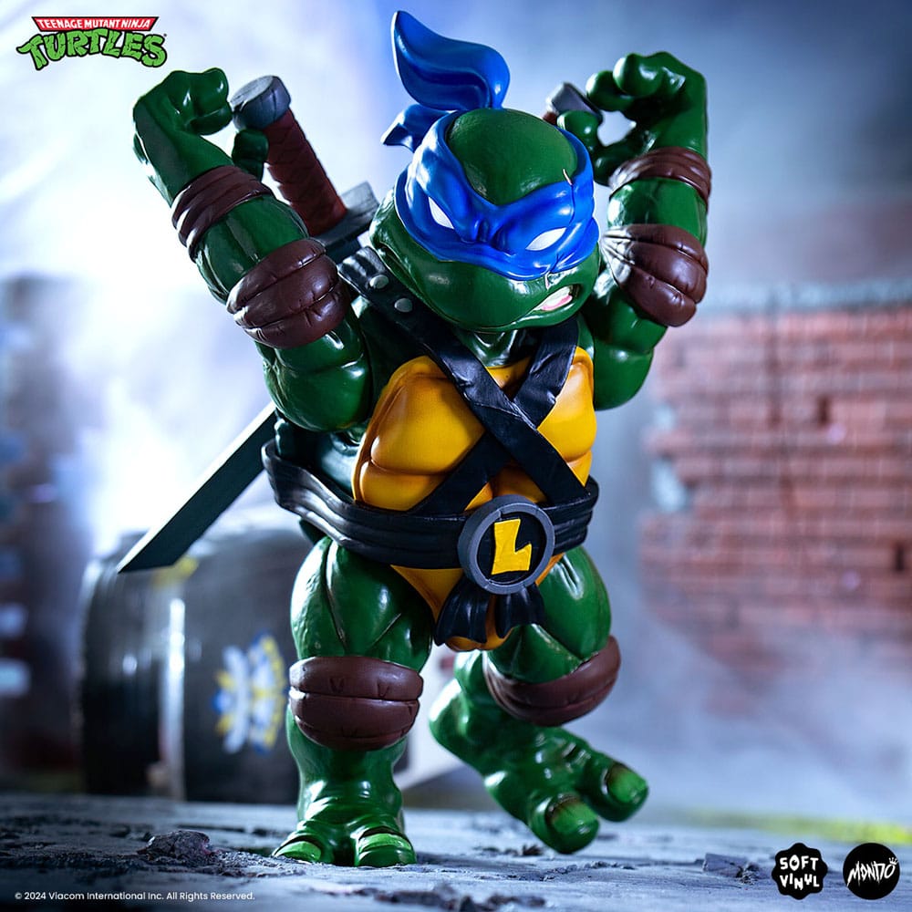 Teenage Mutant Ninja Turtles Soft Vinyl Figur Leonardo 25 cm - Versand: 5-7 Tage nach Bestellung
