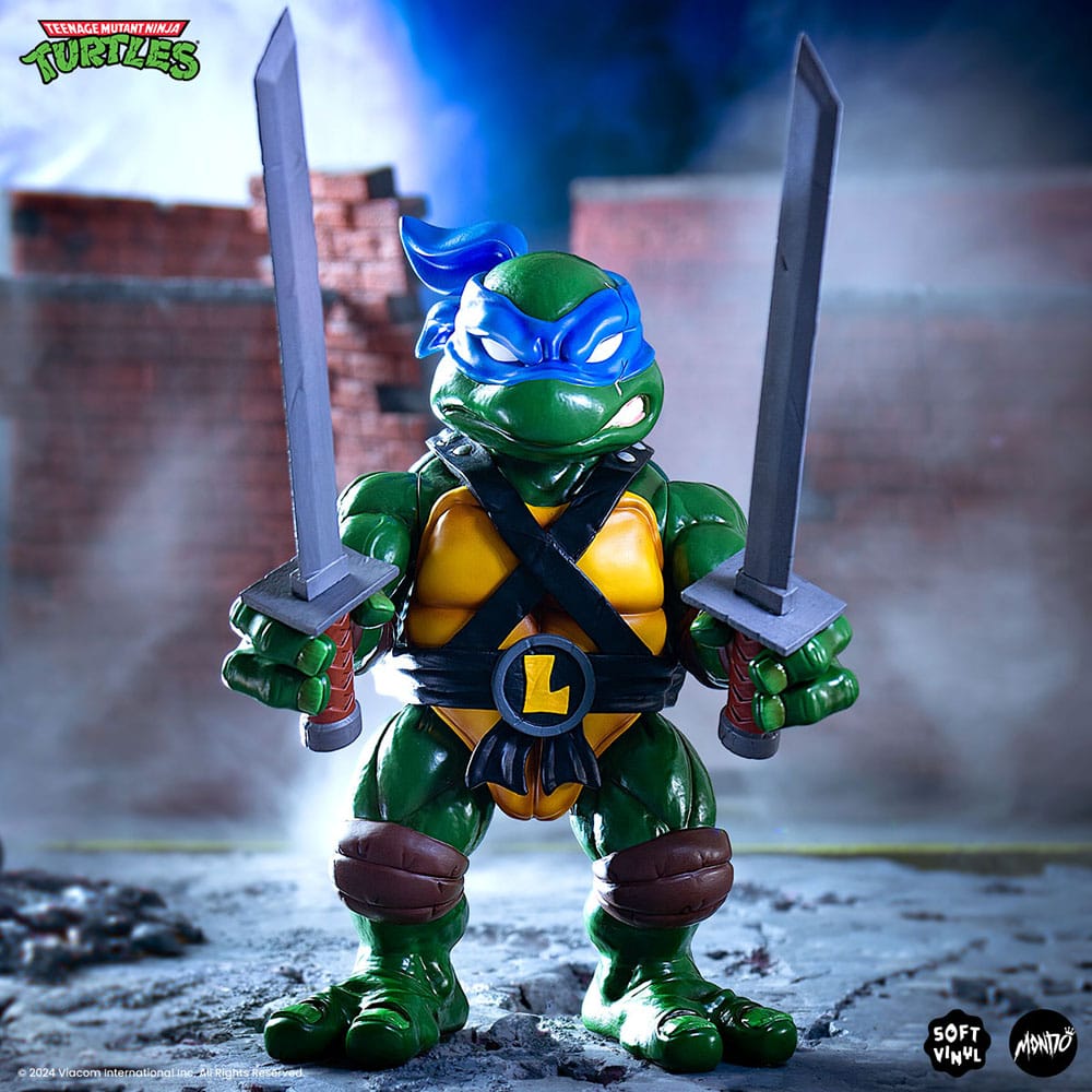 Teenage Mutant Ninja Turtles Soft Vinyl Figur Leonardo 25 cm - Versand: 5-7 Tage nach Bestellung
