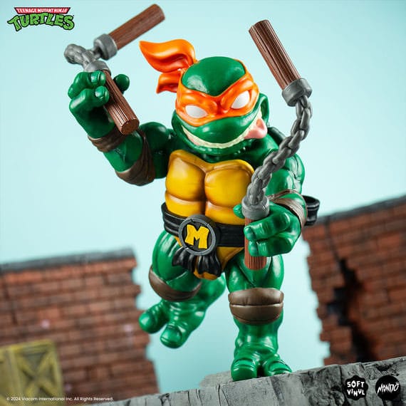 Teenage Mutant Ninja Turtles Soft Vinyl Figur Michelangelo 20 cm - Versand: 5-7 Tage nach Bestellung