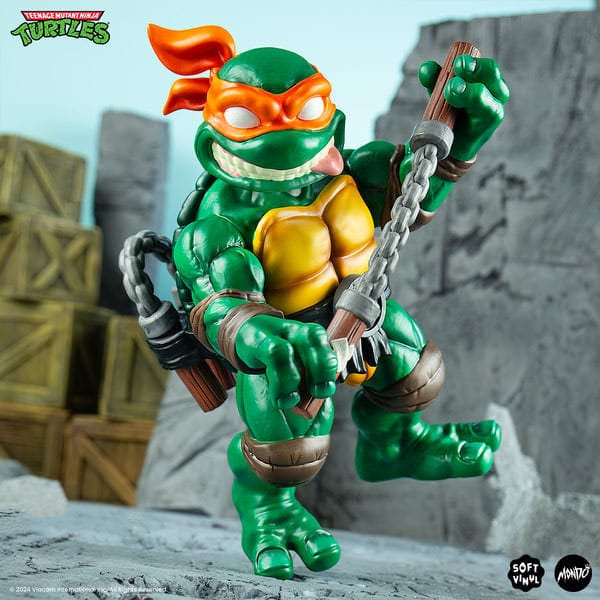 Teenage Mutant Ninja Turtles Soft Vinyl Figur Michelangelo 20 cm - Versand: 5-7 Tage nach Bestellung
