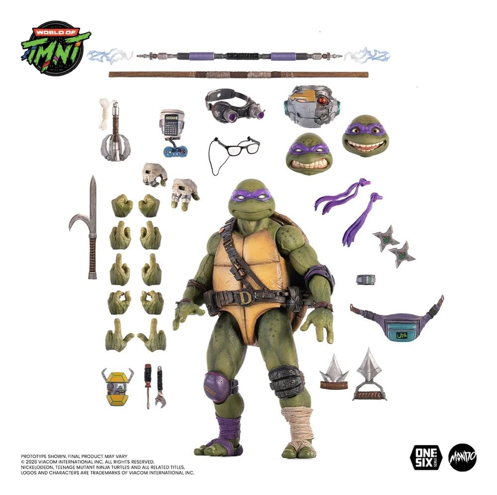 Teenage Mutant Ninja Turtles Actionfigur 1/6 Donatello - Versand: 7 Tage nach Bestellung