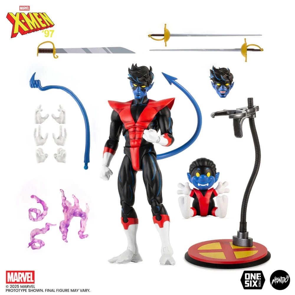 X-Men '97 Actionfigur 1/6 Nightcrawler 27 cm - Versand: 7 Tage nach Bestellung