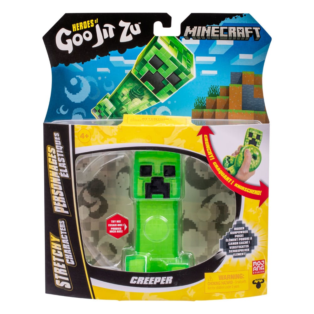 Minecraft Heroes of Goo Jit Zu Meteor Madness Dehnbare Figur Creeper 12 cm       - Preorder - ETA: 17.07.2026