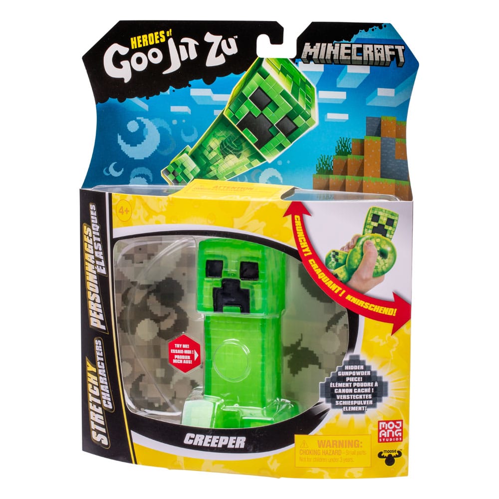 Minecraft Heroes of Goo Jit Zu Meteor Madness Dehnbare Figur Creeper 12 cm       - Preorder - ETA: 17.07.2026