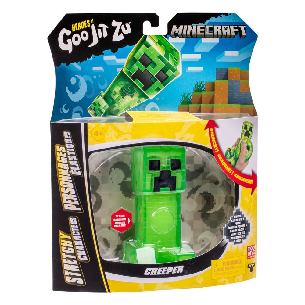 Minecraft Heroes of Goo Jit Zu Meteor Madness Dehnbare Figur Creeper 12 cm       - Preorder - ETA: 17.07.2026
