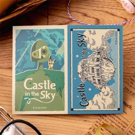 Das Schloss im Himmel Sticker Robot & Castle Laputa Retro - Preorder - ETA: 10.11.2026