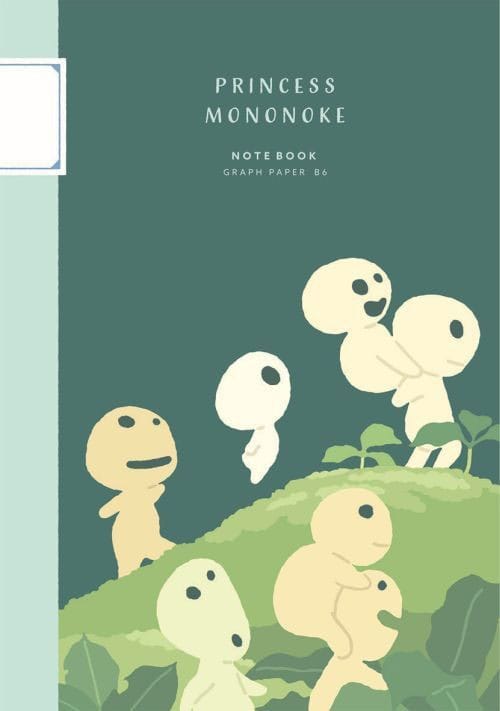 Prinzessin Mononoke Notizbuch Kodama - Versand: 7 Tage nach Bestellung