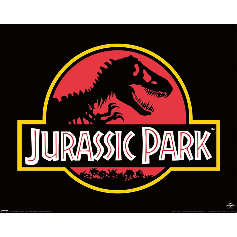 Jurassic Park Mini-Poster (Klassisches Logo) 40 x 50cm - Preorder - ETA: 27.07.2026