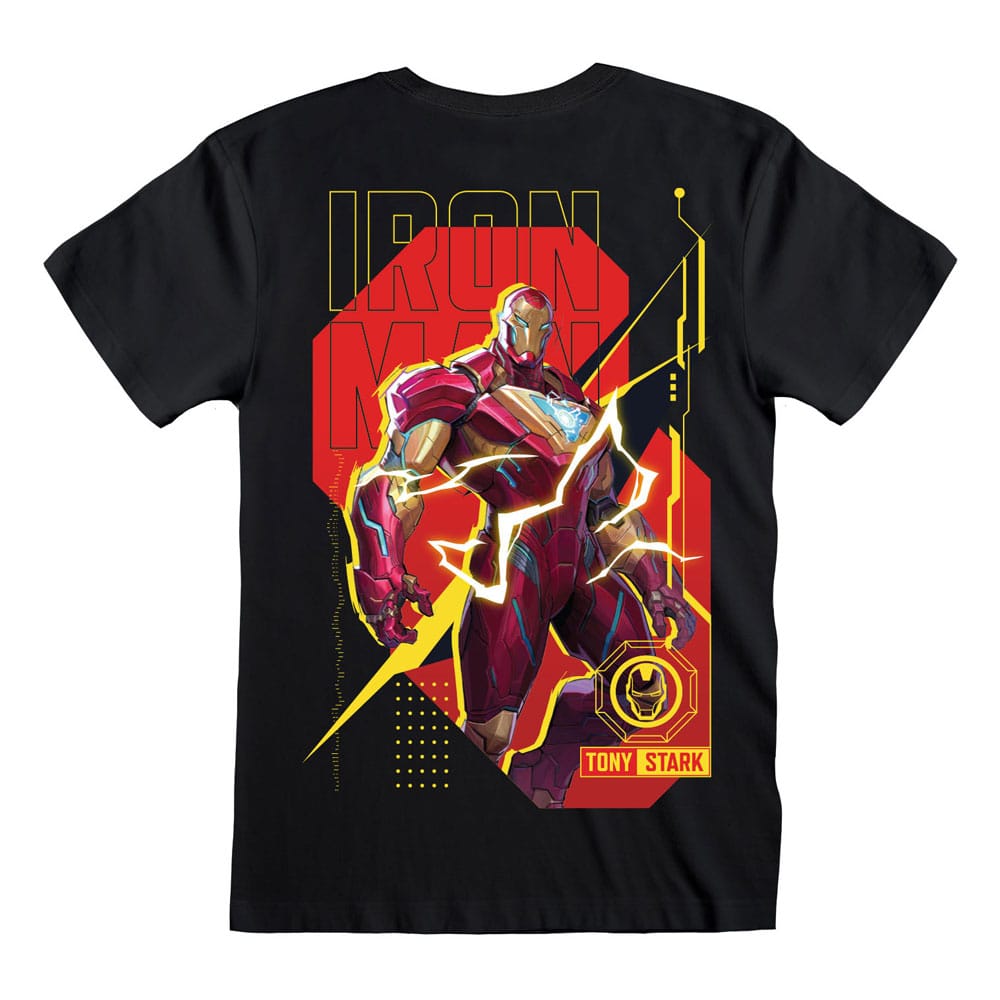 Marvel Rivals T-Shirt Iron Man Größe XL - Versand: 5-7 Tage nach Bestellung