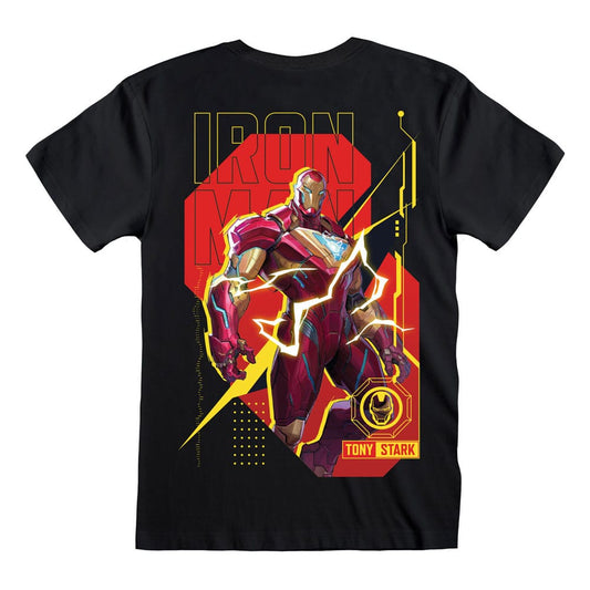 Marvel Rivals T-Shirt Iron Man Größe XL - Versand: 5-7 Tage nach Bestellung