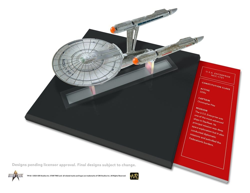 Star Trek Die-Cast Modell U.S.S. Enterprise NCC-1701 (Strange New Worlds) 10 cm - Preorder - ETA: 25.11.2026