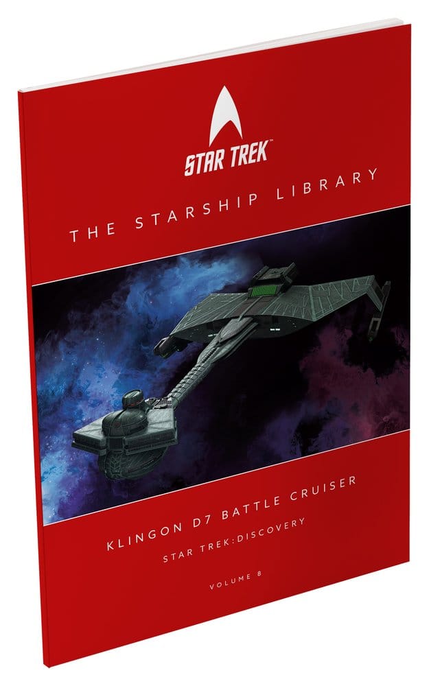 Star Trek Library Die-Cast Klingon D7 Battle Cruiser 10 cm  - Versand: 7 Tage nach Bestellung
