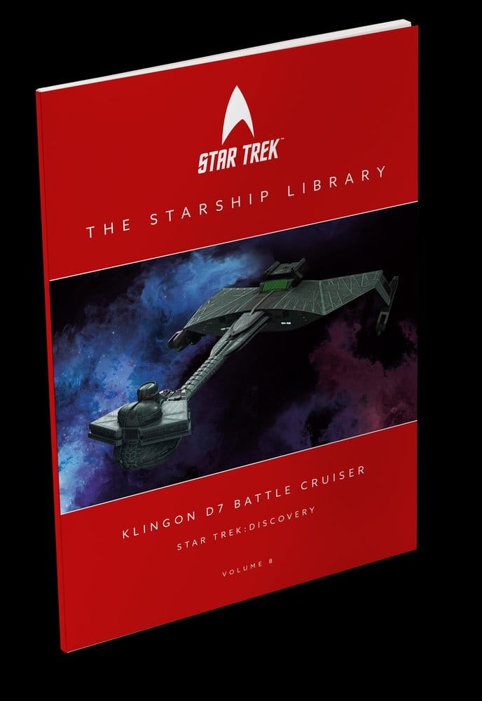 Star Trek Library Die-Cast Klingon D7 Battle Cruiser 10 cm  - Versand: 7 Tage nach Bestellung