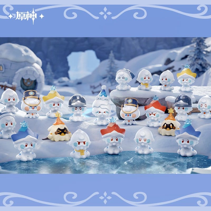 Genshin Impact PVC Minifiguren "Jack Frosts of Snezhnaya" Serie 4-6 cm Blind Box Display (20) - Preorder - ETA: 23.04.2027
