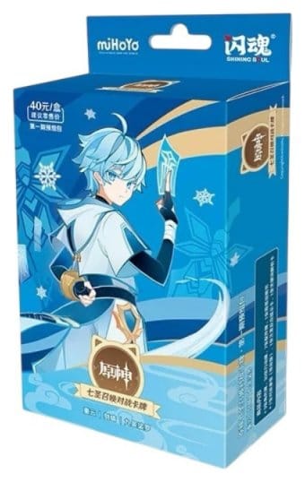 Genshin Impact Sammelkartenspiel - Pre-Build Starter Deck 07 - Chongyun - Series 1 *Chinesische Version* - Versand: 7 Tage nach Bestellung